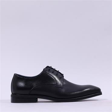 Tommy Bowe Andre Moga Derby Dress Shoe - Black Leather